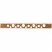 Sioux Chief 521-810 Copper Plated Stub Out Bracket, 1.75 inch W x 20 inch L