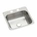 Sterling&reg; B1552 Stud Mount Stainless Steel Entertainment Bar Sink, 15 inch x 15 inch, Durable Satin