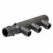 Uponor 3 Outlet Branch Manifold, 3/4 inch Supply x 1/2 inch Loop, Pex