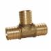 Brass Pex Tee, 3/4 inch