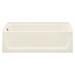 Sterling Ensemble™ 7112 Alcove with Flange Rectangular Solid Vikrell Drop-In Tub, 60 inch L x 32 inch W x 21 inch D, Biscuit