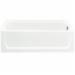 Sterling 71121120 Ensemble&trade; Vikrell&reg; 1-Bather Bathtub, 60 inch L x 32-1/8 inch W x 21 inch D, 55 gal, White, Right Drain; 1 Each