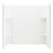 Sterling® Accord 3-Piece High-Gloss Bath/Shower Wall Set, 60 inch x 36 inch x 76-1/4 inch, White