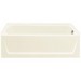 Sterling® Ensemble™ 7117 Right Hand Drain Apron Mount Vikrell™ Bathtub, 60 inch x 30 inch x 18 inch, Biscuit