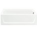 Sterling 71171120-0 Ensemble&trade; Right Hand Drain Apron Mount Vikrell&trade; Bathtub, 60 inch x 30 inch x 18 inch, White