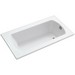 Sterling Lawson™ 7126 Dual Mount Rectangular Solid Vikrell Drop-In Tub, 60 inch L x 32 inch W x 20-5/16 inch D, White