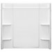 Sterling® Ensemble Medley 7137 3-Piece High-Gloss Shower Wall Set, 60 inch x 30 inch x 73 inch, Biscuit