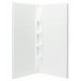 Sterling® Intrigue 7204 2-Piece High-Gloss Shower Wall Set, 40-1/4 inch x 80-1/8 inch, White
