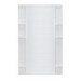 Sterling® Ensemble 7213 High-Gloss Shower Back Wall Set, 60 inch x 72-1/2 inch, White