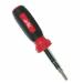 Milwaukee&reg; 48-22-2113 11-in-1 Multi-Tip Screwdriver, Imperial, 10 Pieces, Ergonomic/Anti-Roll Handle, Steel