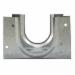 S33023 4-Hole Triple Stud Shoe, Galvanized; 10/Carton