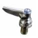 T&S 002713-40 Metal External Cold Left Hand Spindle Assembly, Chrome, 2-1/2 inch L x 3-1/8 inch H