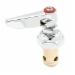 T&S 002714-40 Metal External Hot Right Hand Spindle Assembly, Chrome, 2-1/2 inch L x 3-1/8 inch H