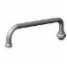 T&S 061X Brass Swing Nozzle Spout, 10 inch Reach, Chrome-Plated