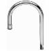 T&S 120X Brass Rigid, Gooseneck Spout, 5-1/2 inch Reach, Chrome-Plated