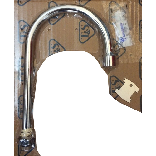 T&S Gooseneck Swivel Spout, 5-11/16 inch, Chrome