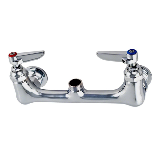 T&S&trade; Wall Mount Swivel Base Faucet, Chrome