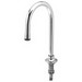 T&S B-0520 Brass Rigid Gooseneck Spout, 5-1/2 inch Reach, Chrome-Plated