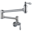 DELTA&reg; 1177LF-AR Traditional Pot Filler Faucet, 4 gpm, Arctic&trade; Stainless Steel, 2 Handles, Import, Commercial