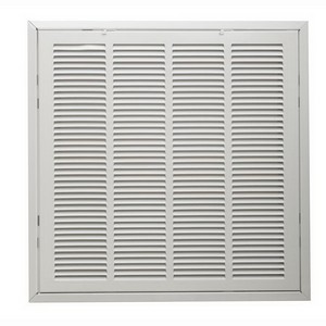 Usaire™ 1410FTB Steel Return Air Filter Grille, 24 inch x 24 inch, White