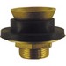 Cast Brass Urinal Spud, 1 inch x 3/4 inch