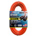U.S. Wire & Cable Outdoor 12/3 SJTW Vinyl Extension Cord Set, 100ft, 125V, 15A