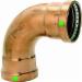ProPress 90 Deg Copper XL-C Elbow, 2-1/2 inch x 2-1/2 inch, Compression x Compression