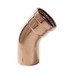 Viega Propress XL-C 45 Deg Copper Zero Lead Street Elbow, 2-1/2 inch x 2-1/2 inch, Fitting x Press; 1/Pack