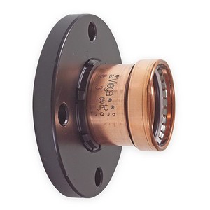 ProPress XL-C Two Piece Copper Adapter Flange, 3 inch x 3.17 inch, Press x Flanged