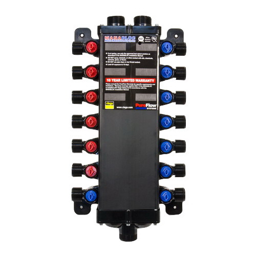 Viega ManaBloc Compression Distribution Manifold, 1/2 inch, 14 Ports