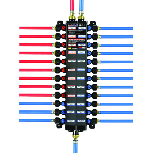Viega ManaBloc Compression Distribution Manifold, 3/8 inch, 30 Ports
