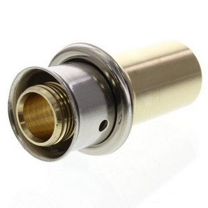 FostaPEX Bronze Street Adapter, 1/2 inch x 1/2 inch, Press x Sweat; 10/Pack