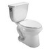 Vortens&reg; 3113 Vienna EL DF 12 inch Rough-In Vitreous China Elongated Front Toilet Bowl, 1.6 gpf, White