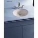Vortens® 3529 Undermount V-Gloss™ High-Gloss Vitreous China Oval Lavatory Sink, 16 inch L x 19 inch W, White