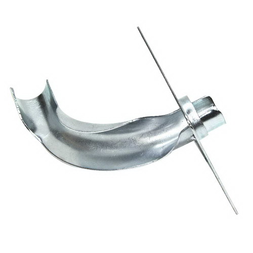 Uponor Wirsbo Metal Drop Ear Bend Support For 1/2 inch PEX Tubing, 3.6 inch x 1.9 inch