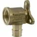 Sunbelt 90 Deg Brass Drop Ear Elbow, 1/2 inch x 1/2 inch, PEX Barb x FNPT