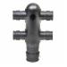ProPEX&reg; Q2337550 Engineered Plastic Multi-Port Tee, 3/4 inch x 3/4 inch x 3/4 inch, PEX x PEX x PEX; 10/Package