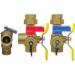 Webstone 44443WPR Brass Tankless Water Heater Service Valve Kit, 3/4 inch, IPS Union x IPS, 398 psi