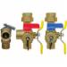Webstone 54443WPR Brass Tankless Water Heater Service Valve Kit, 3/4 inch, IPS Union x SWT, 398 psi