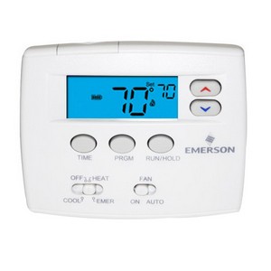 White-Rodgers™ 1 Heat/1 Cool Non-Programmable Thermostat, White