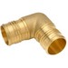Zurn Pex 90 Deg Brass Elbow, 2 inch x 2 inch, PEX Barb x PEX Barb