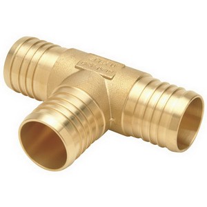 Zurn Low Lead Brass XL Tee, 1-1/2 inch, Barb