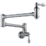 DELTA&reg; 1177LF-AR Traditional Pot Filler Faucet, 4 gpm, Arctic&trade; Stainless Steel, 2 Handles, Import, Commercial